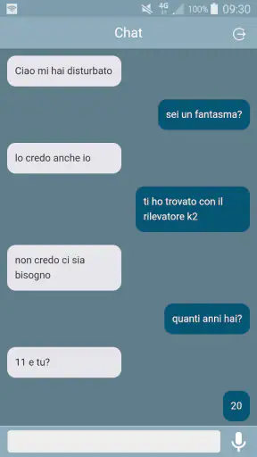 Ghost Finder chat italiano screenshot