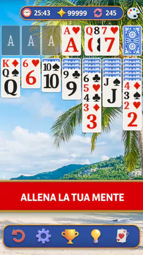 Gioco del Solitario Klondike screenshot
