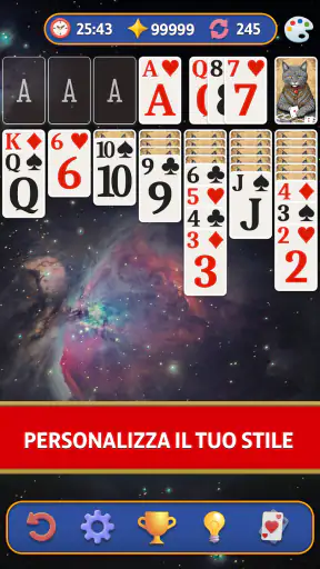Gioco del Solitario Klondike screenshot