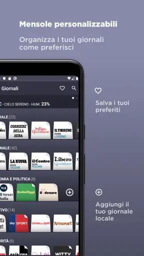 Giornali Italiani screenshot