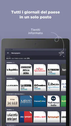 Giornali Italiani screenshot