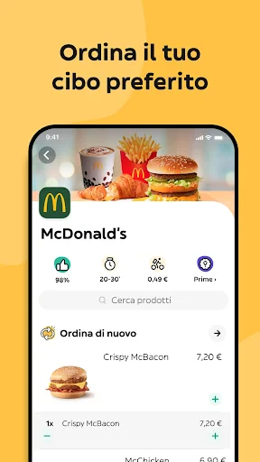 Glovo Cibo a domicilio e altro screenshot