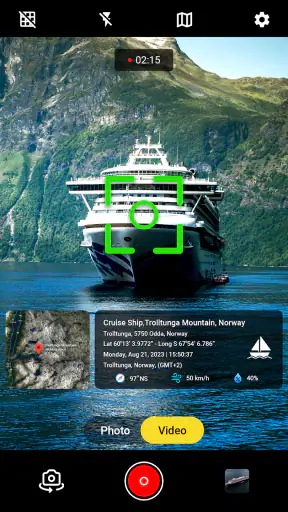 GPS Camera - GPS Map screenshot