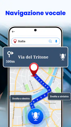 GPS, mappe, navigazione vocale screenshot