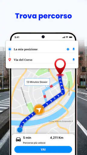 GPS, mappe, navigazione vocale screenshot