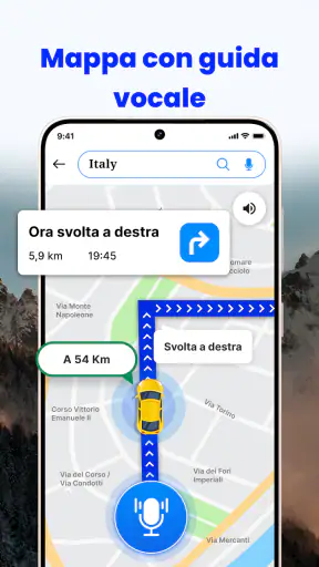 GPS, mappe, navigazione vocale screenshot