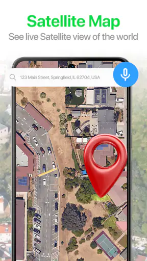 GPS Satellite mappa terrestre screenshot