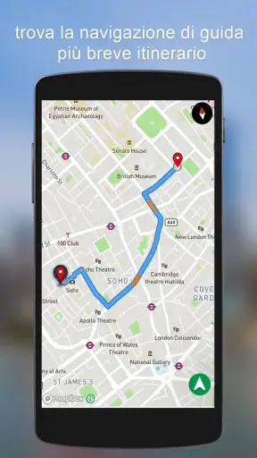 GPS satellite terra Mappa screenshot
