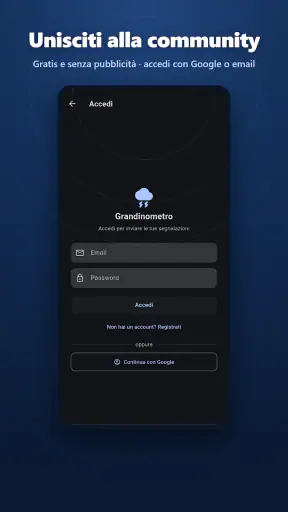 Grandinometro screenshot