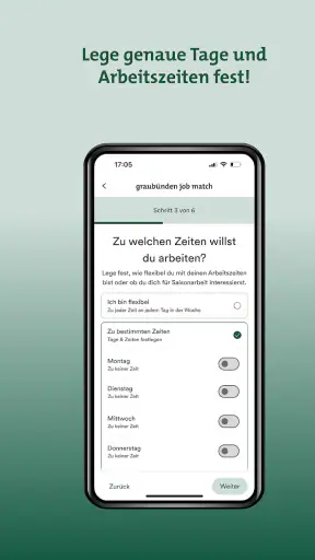 graubünden job match screenshot