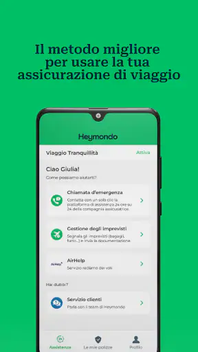 Heymondo Assicurazione Viaggio screenshot