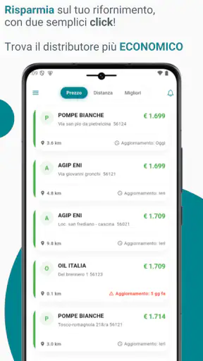 iFuel - Prezzi carburante screenshot