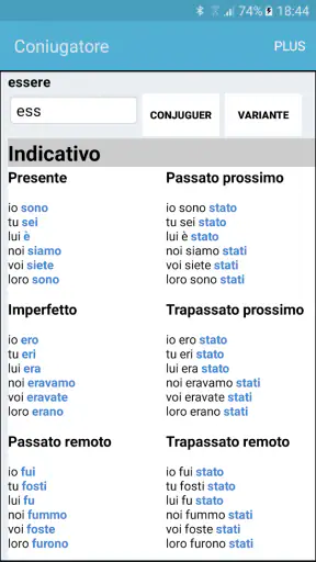 Il Coniugatore screenshot