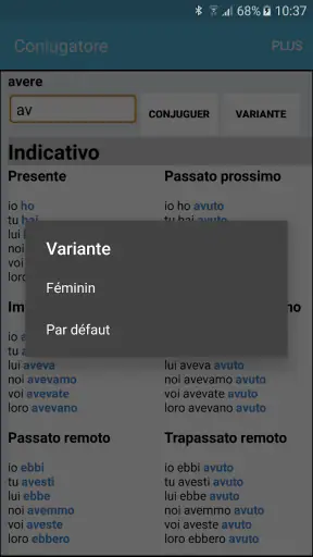 Il Coniugatore screenshot