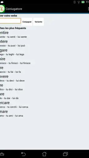 Il Coniugatore screenshot