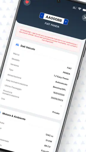 InfoVeicolo - Visura targa screenshot