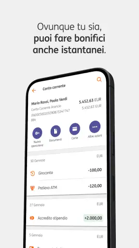 ING Italia – Banca Online screenshot
