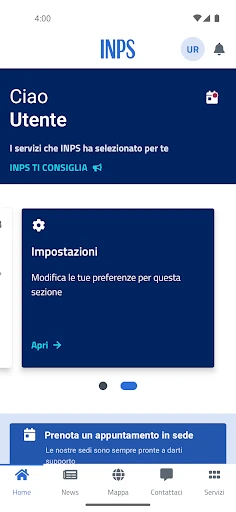 INPS Mobile screenshot