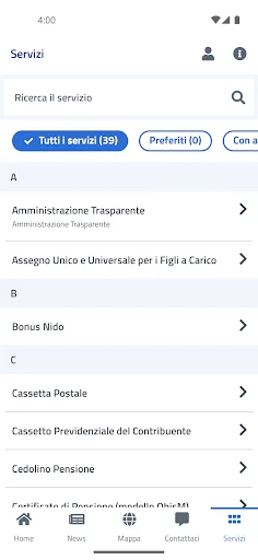 INPS Mobile screenshot