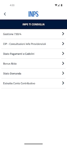 INPS Mobile screenshot