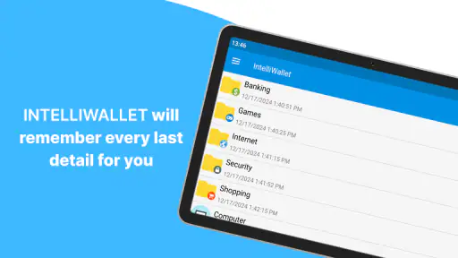 IntelliWallet Password Manager screenshot