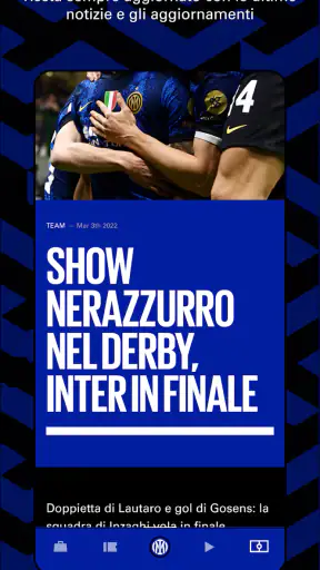 Inter Official App screenshot
