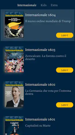 Internazionale sfogliabile screenshot