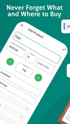 Inventario alimentare screenshot