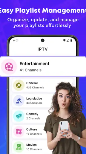 IPTV Player: Live TV & Movies screenshot