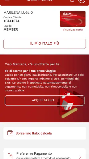Italo Treno screenshot