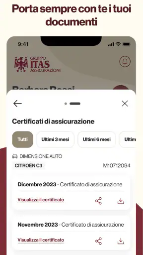 ITAS assicurazioni screenshot