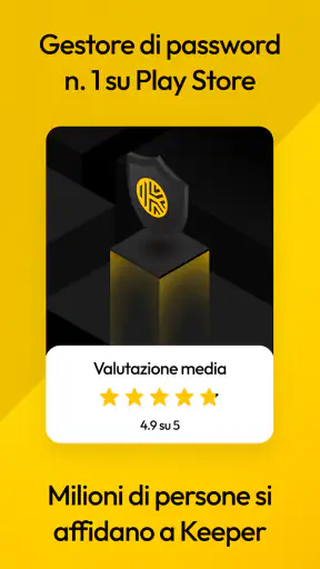 Keeper Gestione Password screenshot