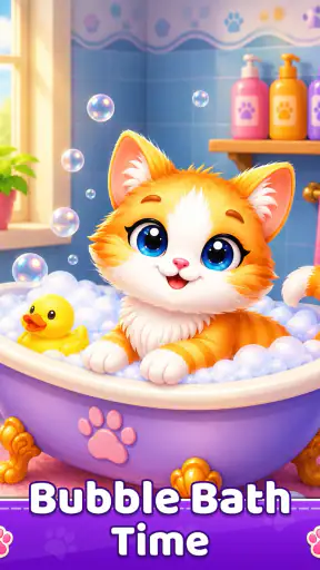 Kitty Cat Daycare Salon Games screenshot