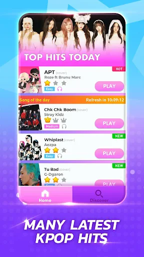 Kpop Tiles: Piano Rhythm Game screenshot
