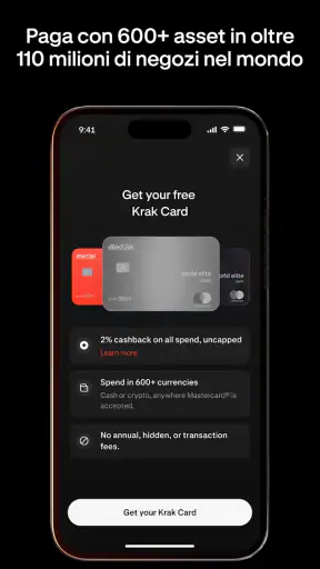 Krak: Carta e Cashback screenshot