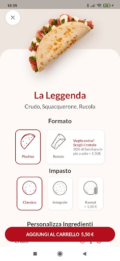 LA Piadineria screenshot