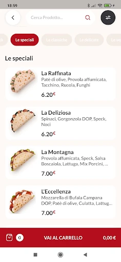 LA Piadineria screenshot