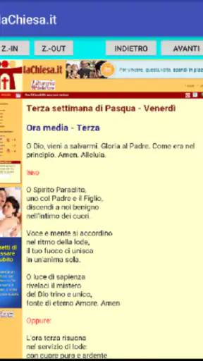 laChiesa.it screenshot
