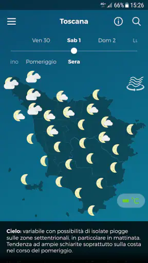 LaMMA Meteo screenshot