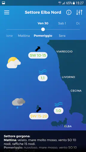 LaMMA Meteo screenshot