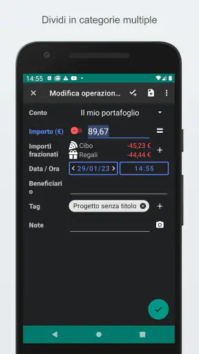 Le mie spese screenshot