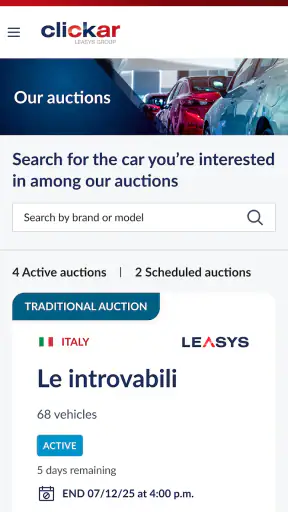 Leasys CLICKAR screenshot