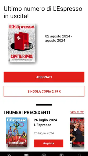 L'Espresso screenshot