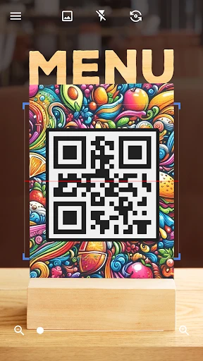 Lettore QR code screenshot