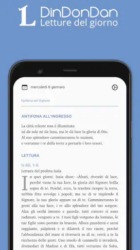 Letture del giorno screenshot