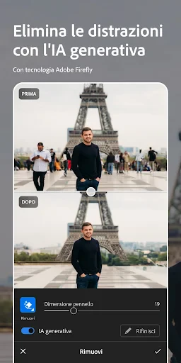 Lightroom video e foto editor screenshot