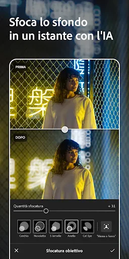 Lightroom video e foto editor screenshot