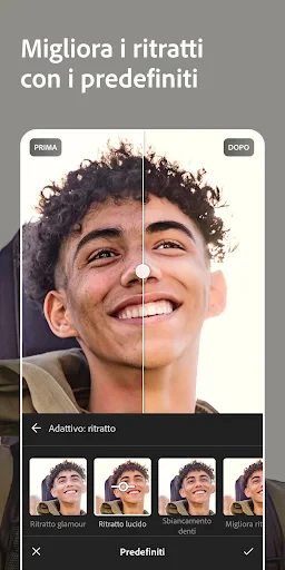 Lightroom video e foto editor screenshot