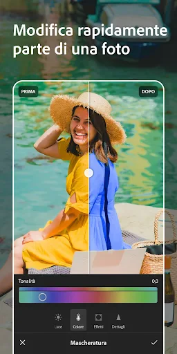 Lightroom video e foto editor screenshot