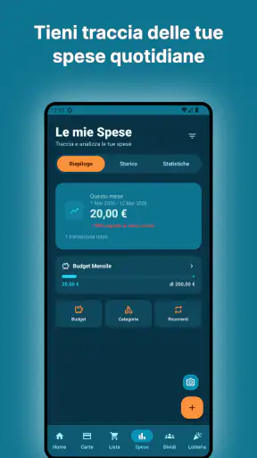 Listi! Carte fedeltà e spesa screenshot
